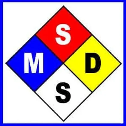 สัญลักษณ์เอกสารข้อมูลความปลอดภัยของสารเคมี MSDS